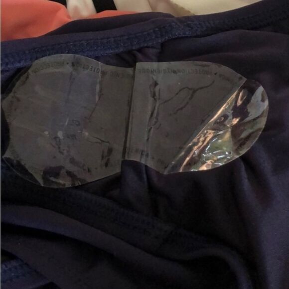 Loft Beach Women's Colorblock Swimsuit - White, Blush, and Navy - Picture 4 of 5